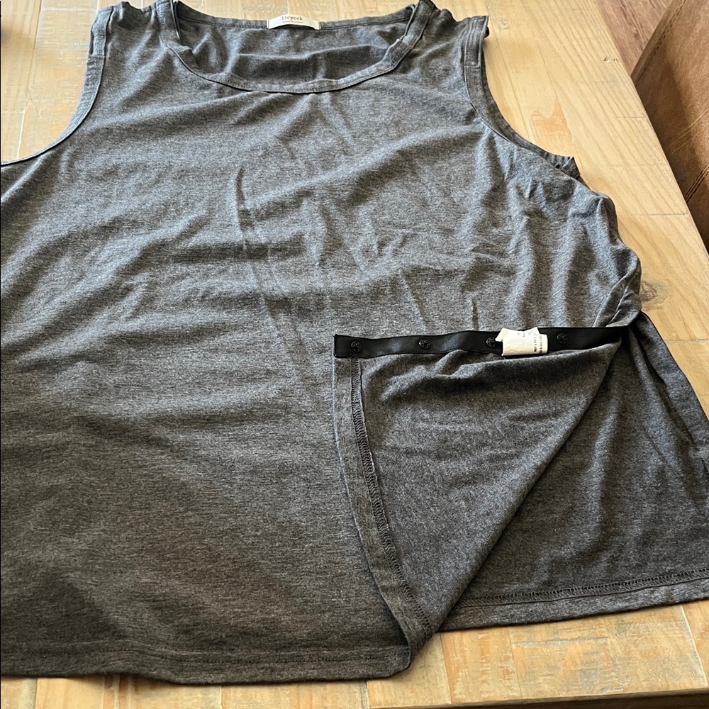 Gray Sleeveless Top
